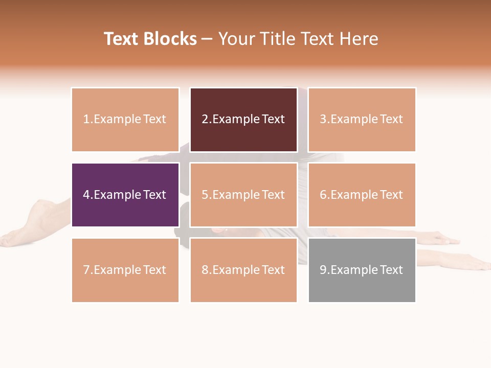 Isolated Female Instructor PowerPoint Template