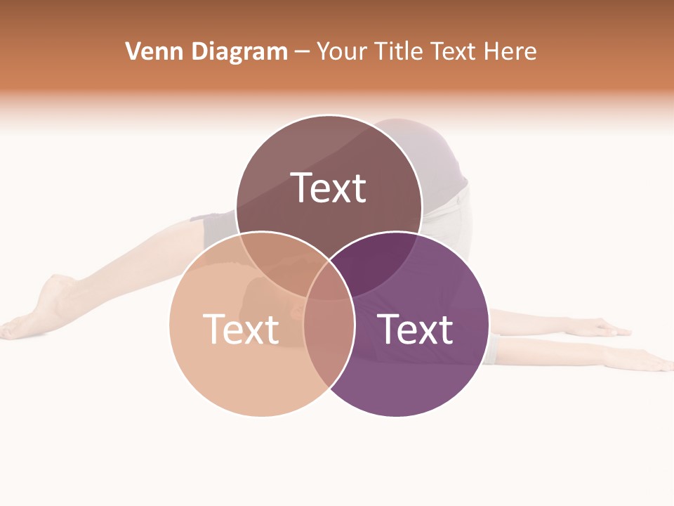 Isolated Female Instructor PowerPoint Template
