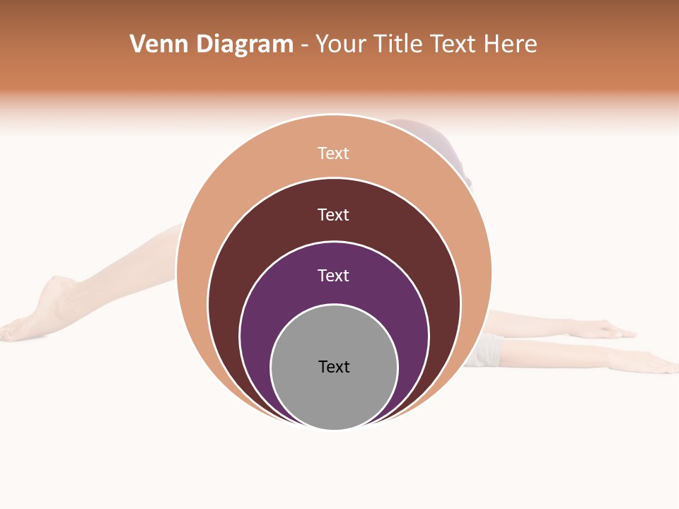 Isolated Female Instructor PowerPoint Template