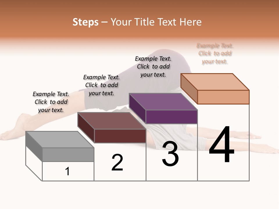 Isolated Female Instructor PowerPoint Template
