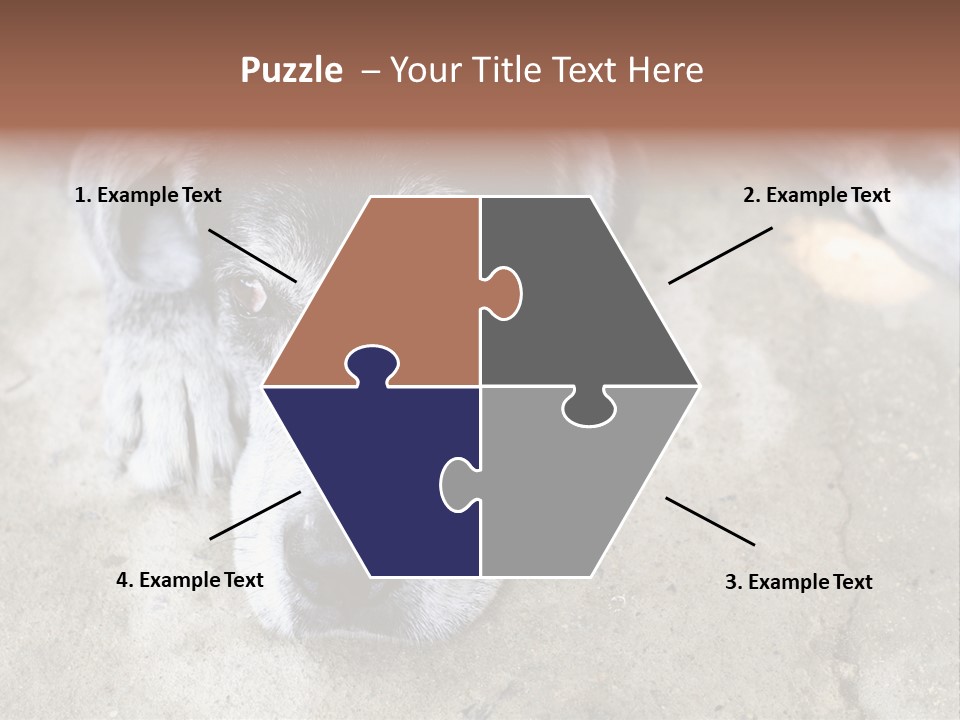 Black Down Indoors PowerPoint Template