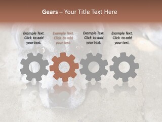 Black Down Indoors PowerPoint Template