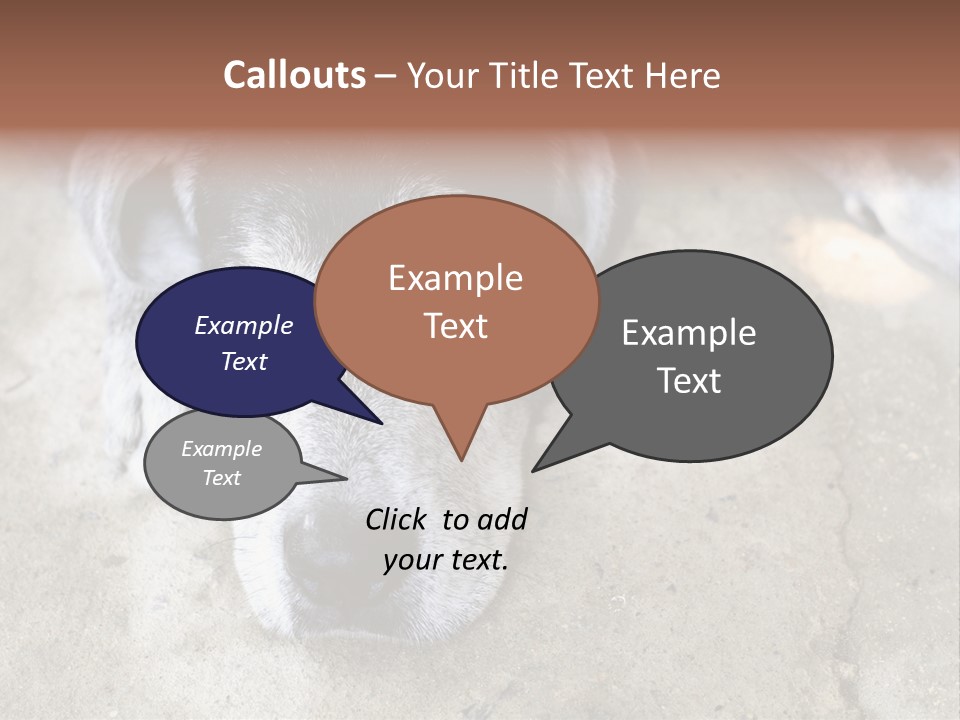 Black Down Indoors PowerPoint Template