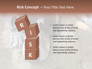 Black Down Indoors PowerPoint Template
