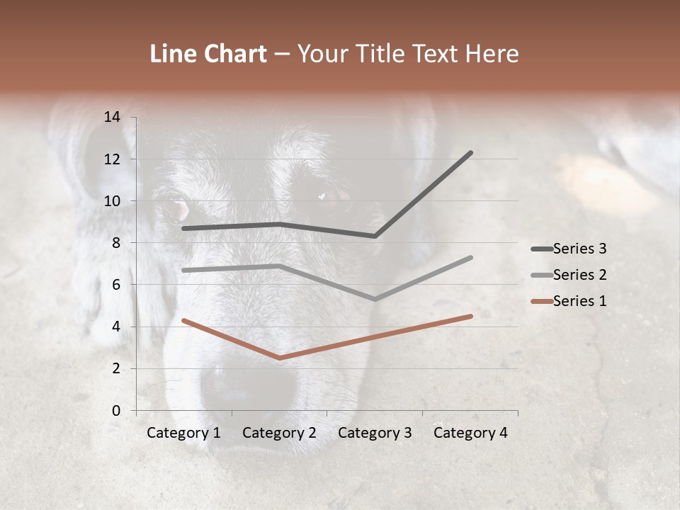 Black Down Indoors PowerPoint Template