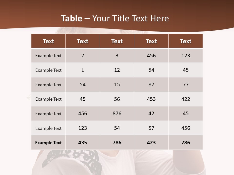 Businesswoman Shouting One PowerPoint Template