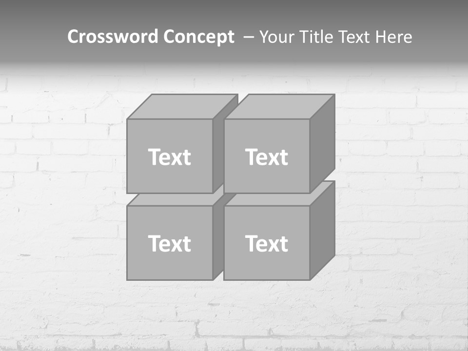 Abstracts Construction White PowerPoint Template