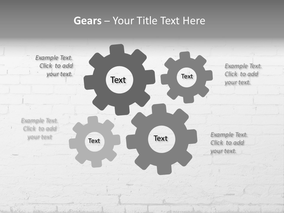 Abstracts Construction White PowerPoint Template