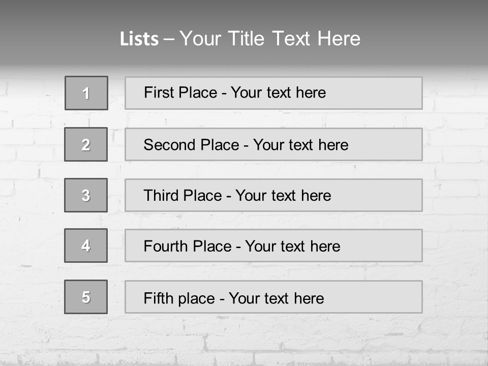 Abstracts Construction White PowerPoint Template