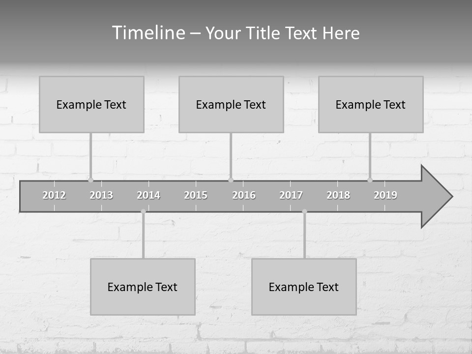 Abstracts Construction White PowerPoint Template