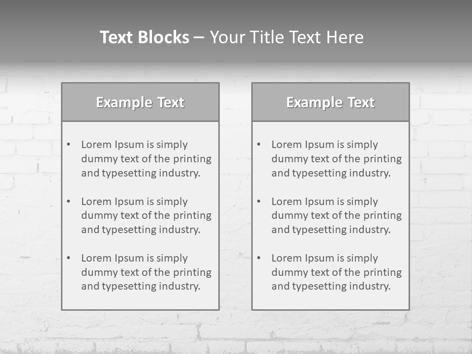 Abstracts Construction White PowerPoint Template