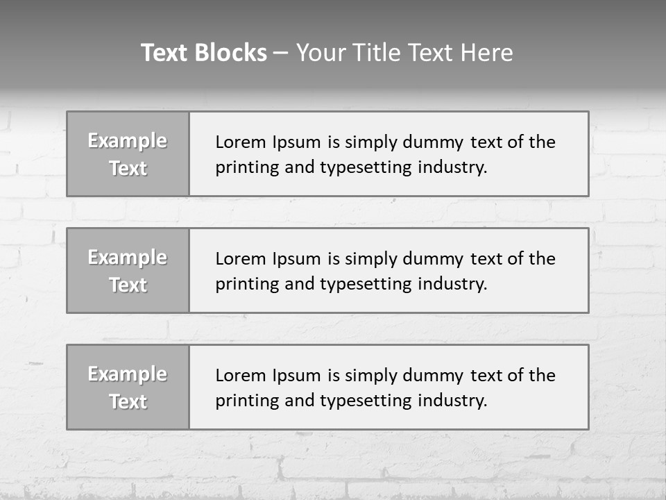 Abstracts Construction White PowerPoint Template