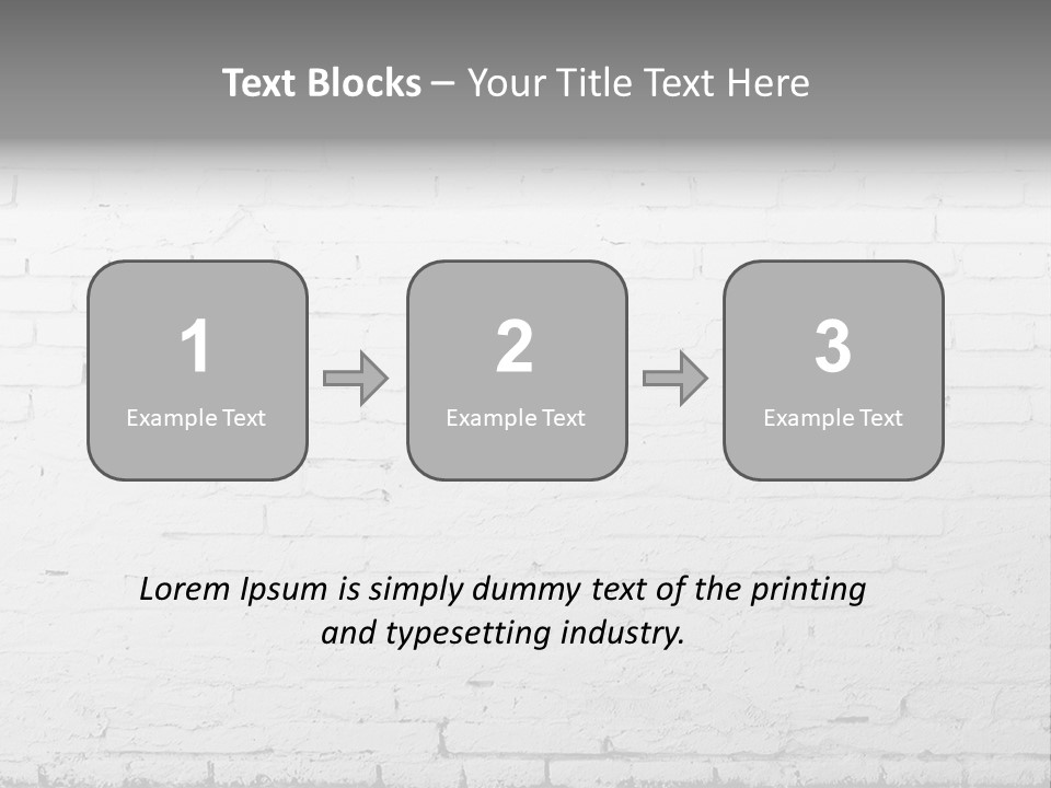 Abstracts Construction White PowerPoint Template