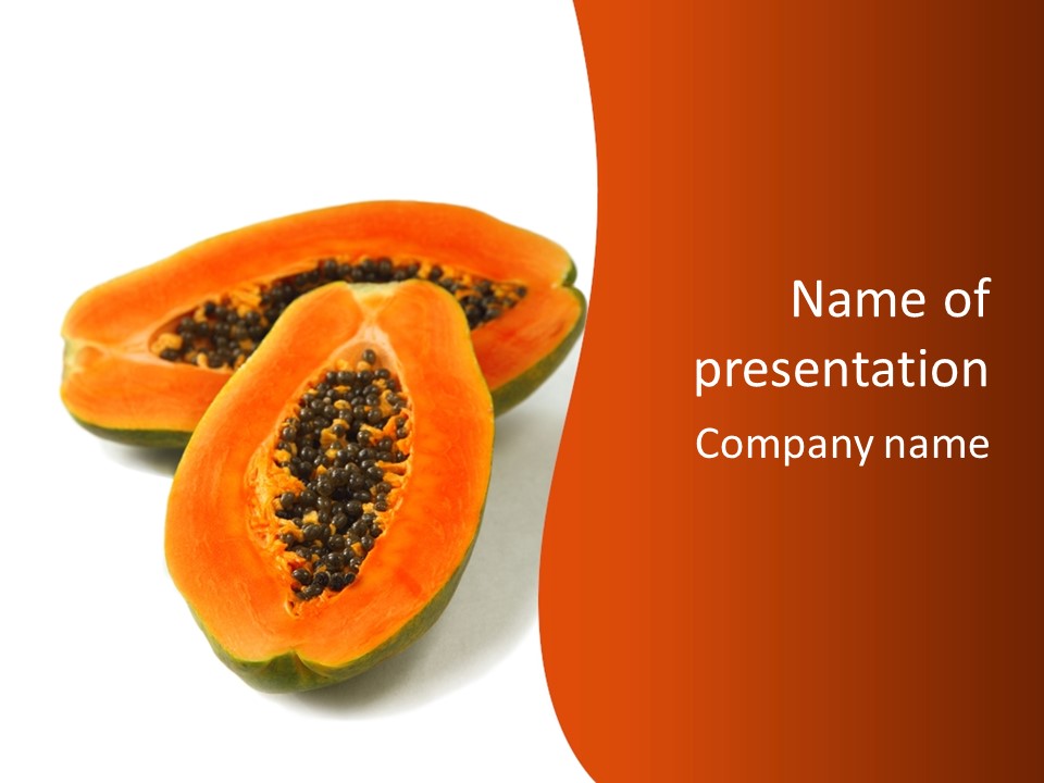 Tasty Freshness Dessert PowerPoint Template