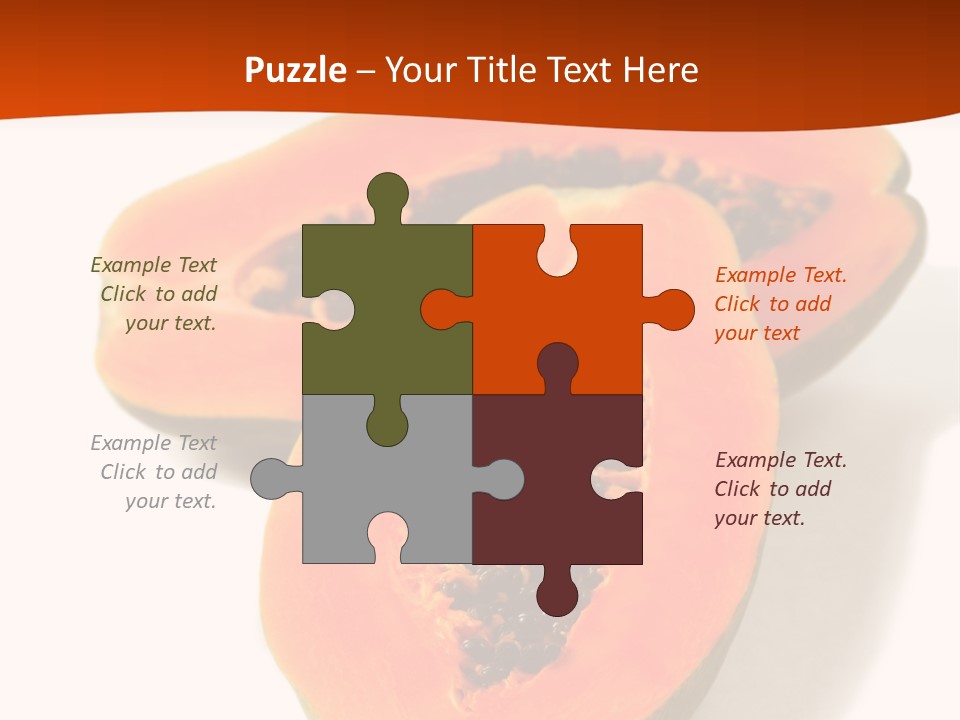 Tasty Freshness Dessert PowerPoint Template