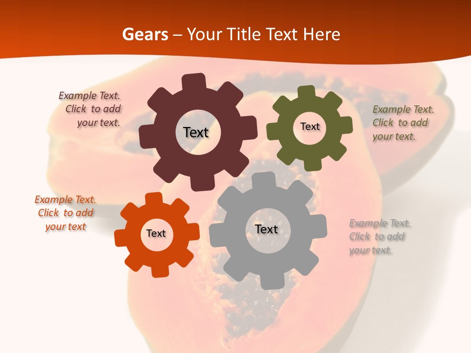 Tasty Freshness Dessert PowerPoint Template