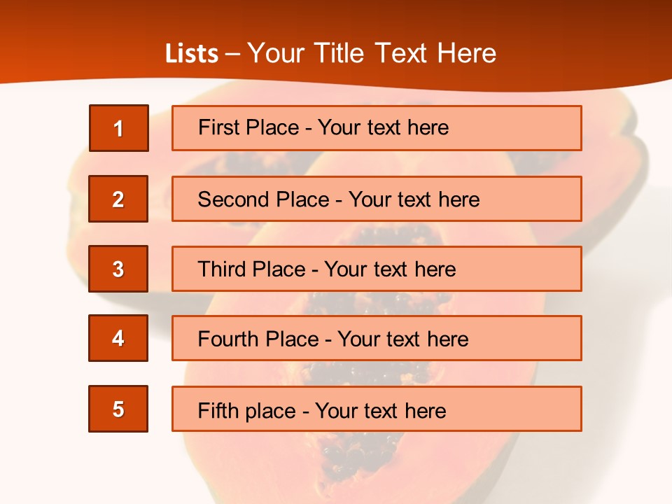 Tasty Freshness Dessert PowerPoint Template