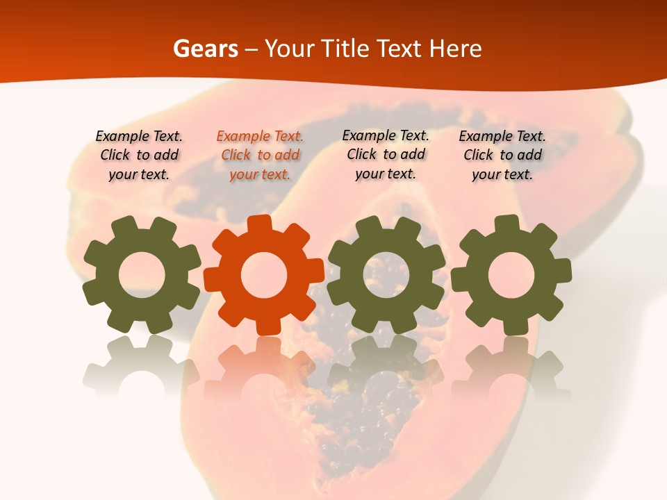 Tasty Freshness Dessert PowerPoint Template