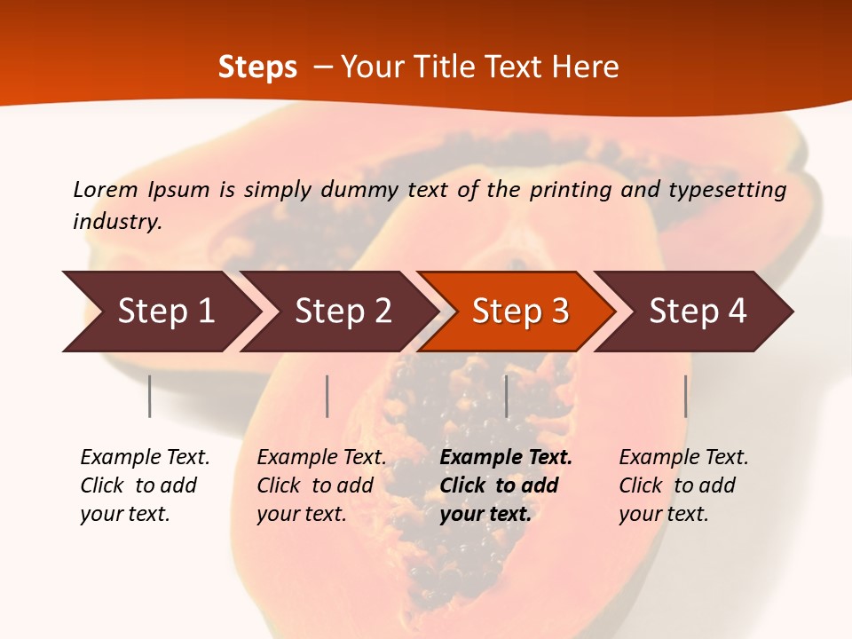 Tasty Freshness Dessert PowerPoint Template