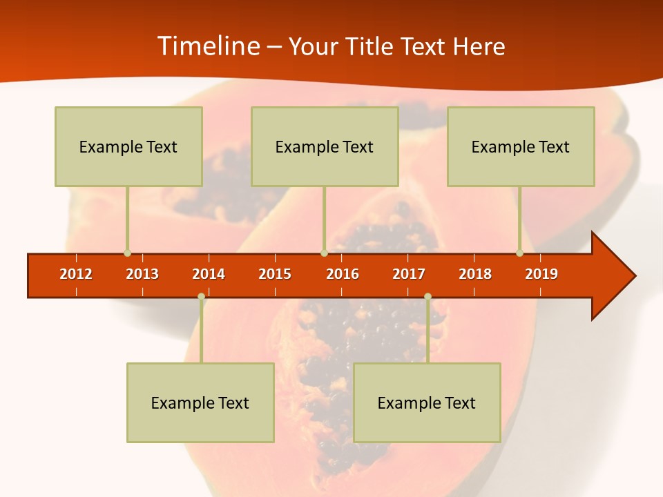 Tasty Freshness Dessert PowerPoint Template