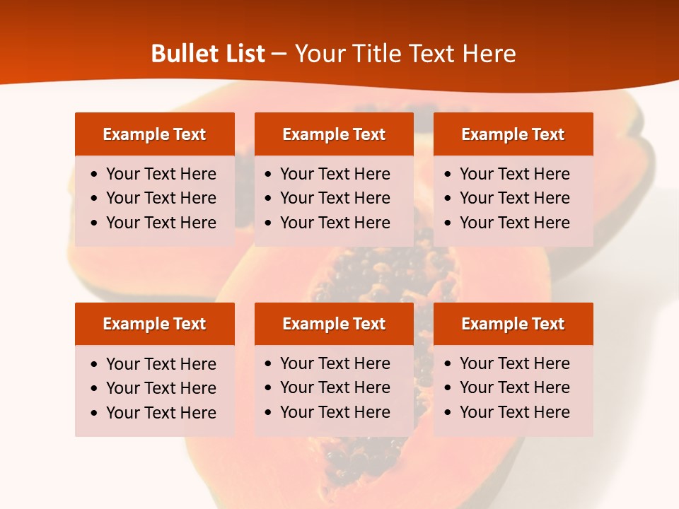 Tasty Freshness Dessert PowerPoint Template