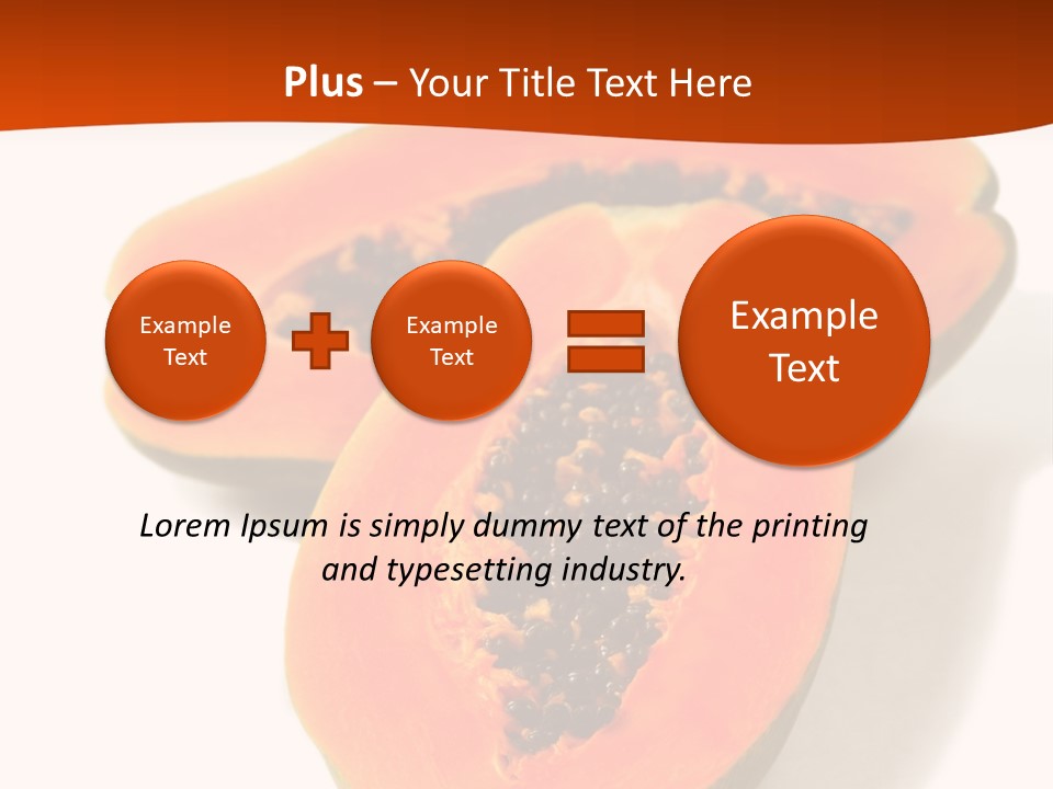 Tasty Freshness Dessert PowerPoint Template