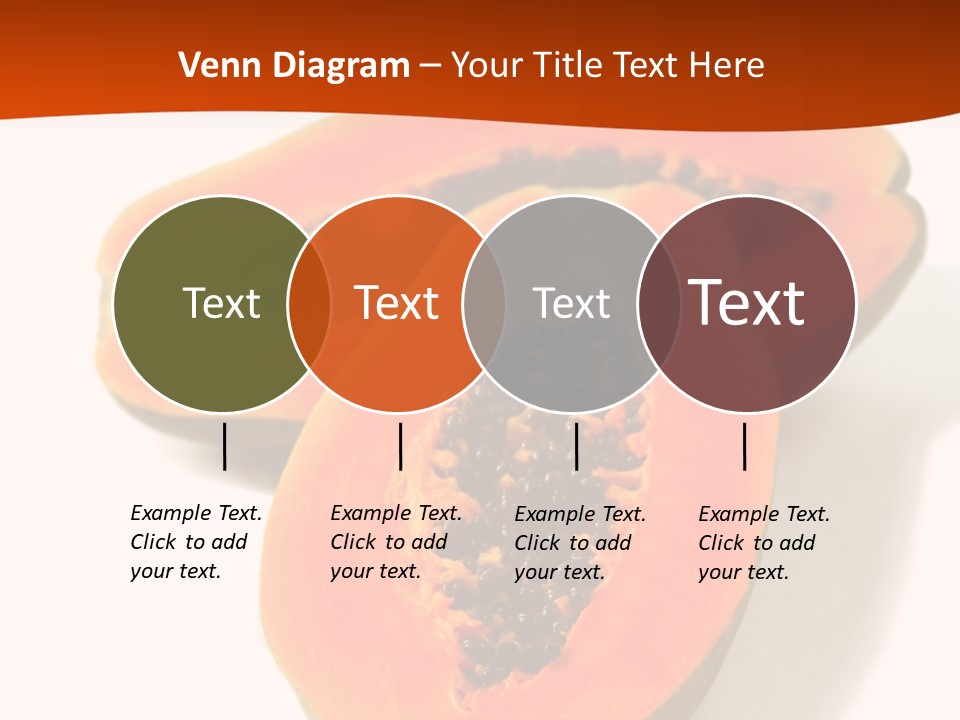 Tasty Freshness Dessert PowerPoint Template