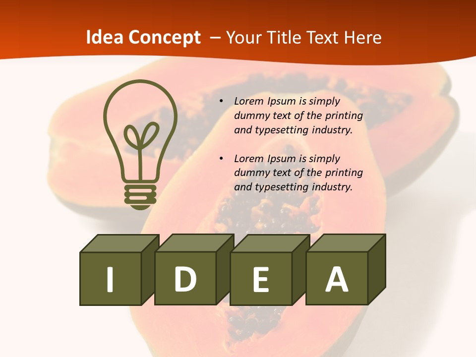 Tasty Freshness Dessert PowerPoint Template