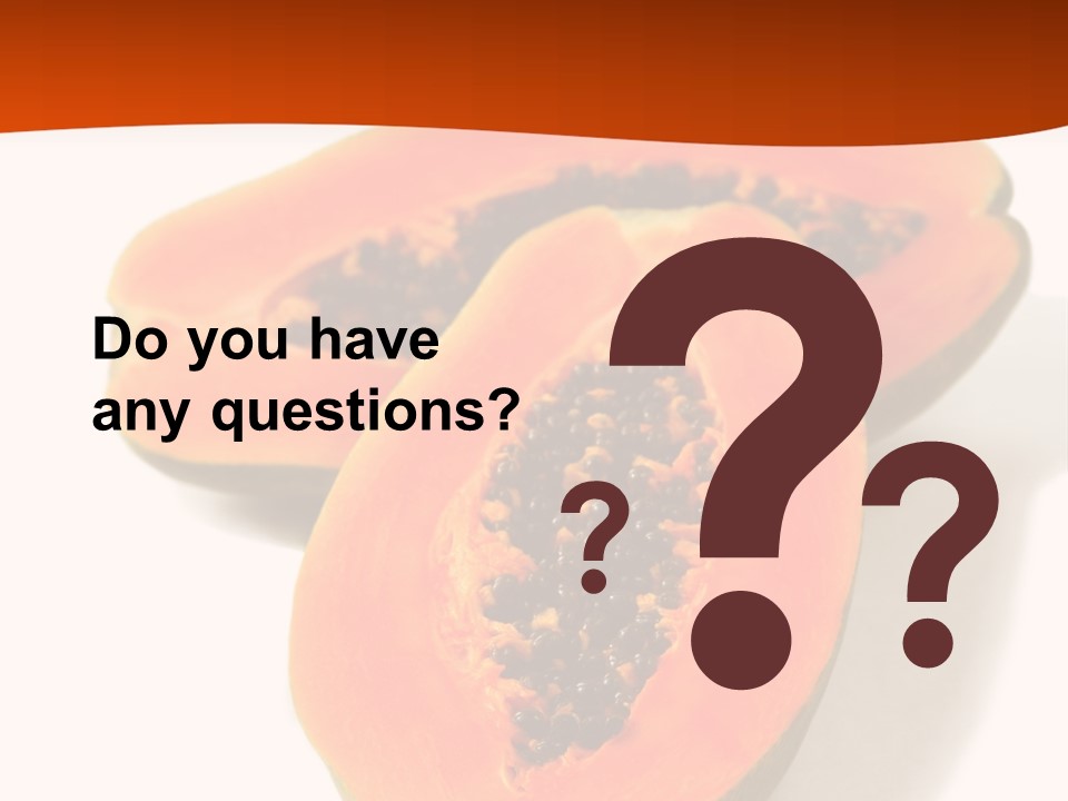 Tasty Freshness Dessert PowerPoint Template