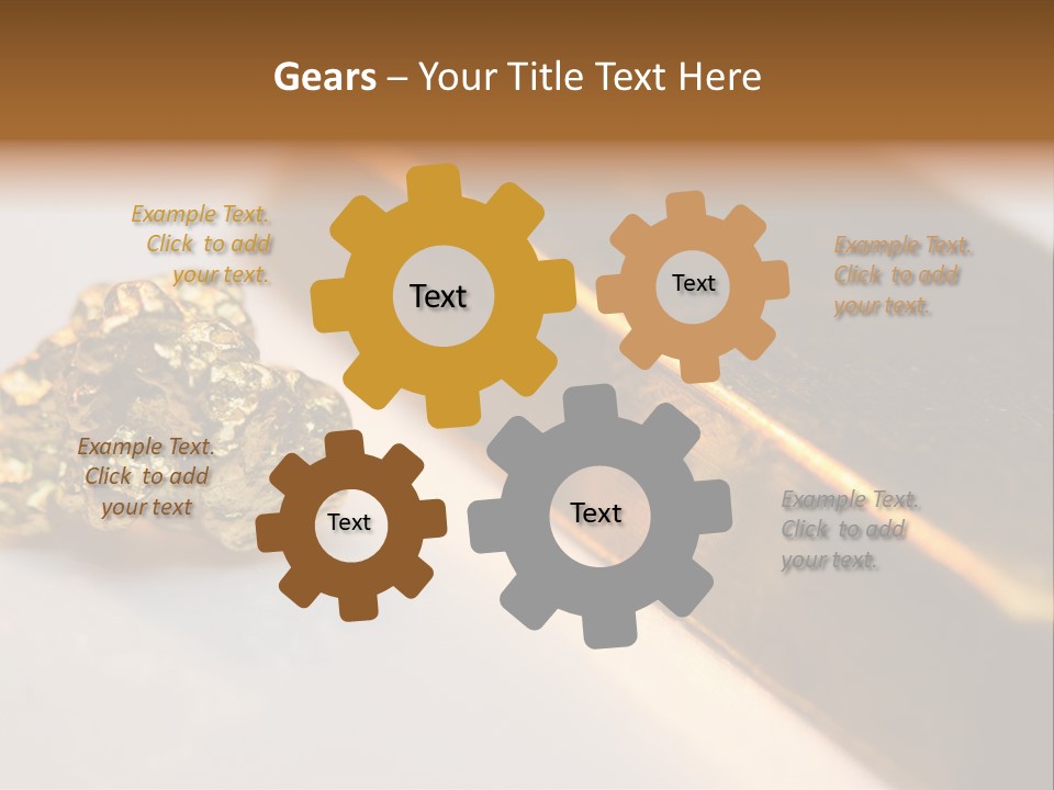 Stock Ingot Symbol PowerPoint Template
