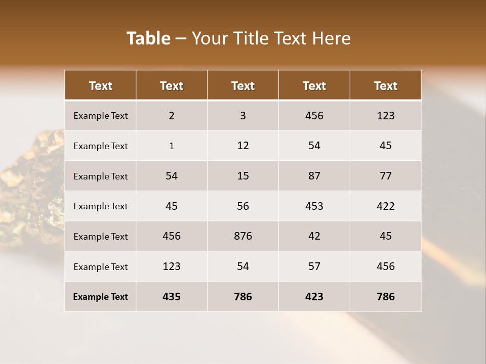 Stock Ingot Symbol PowerPoint Template