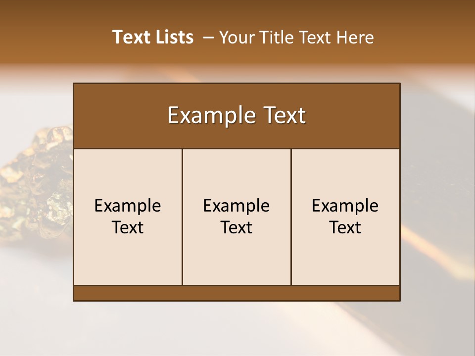 Stock Ingot Symbol PowerPoint Template