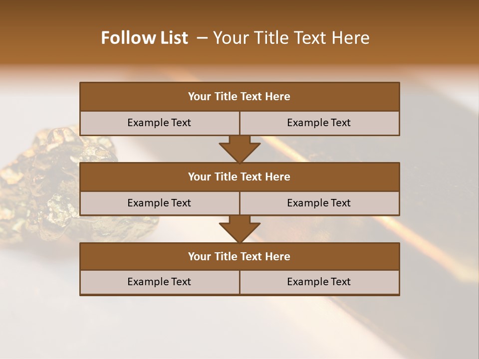 Stock Ingot Symbol PowerPoint Template