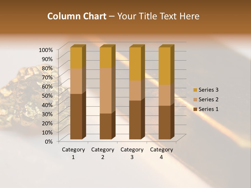 Stock Ingot Symbol PowerPoint Template
