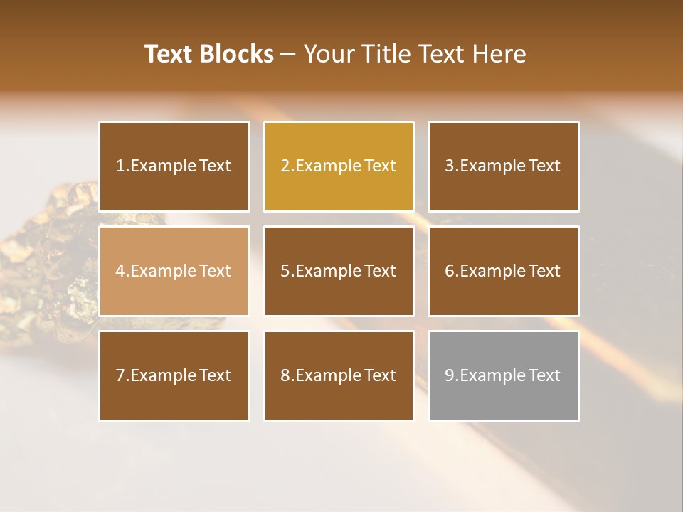 Stock Ingot Symbol PowerPoint Template