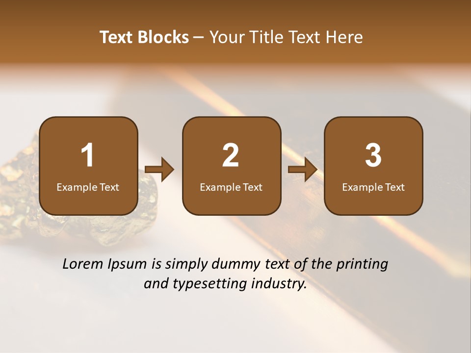 Stock Ingot Symbol PowerPoint Template