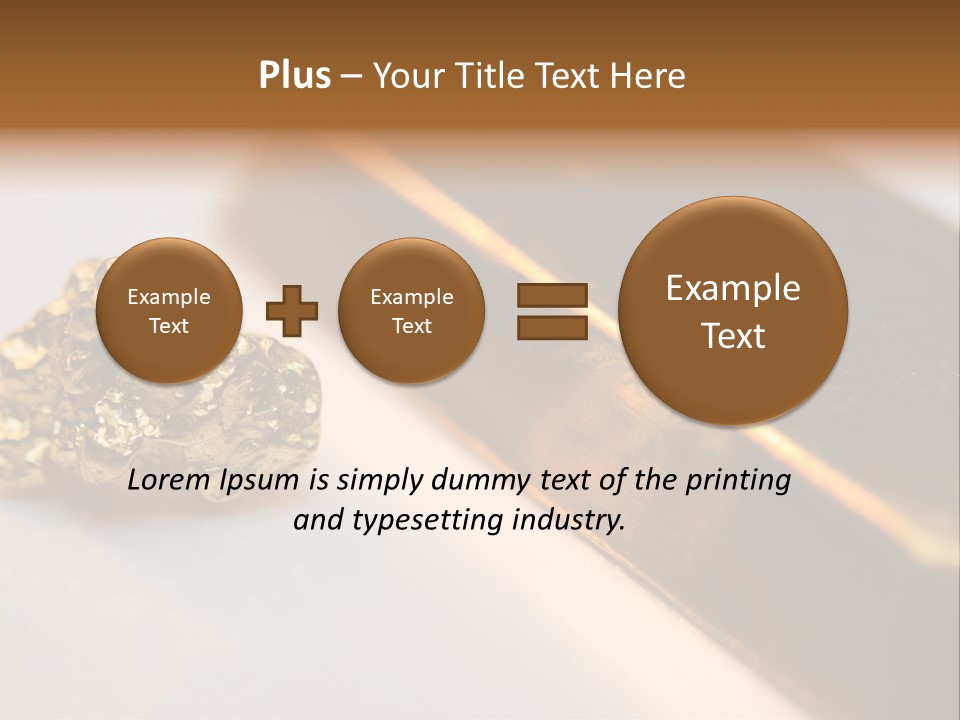 Stock Ingot Symbol PowerPoint Template