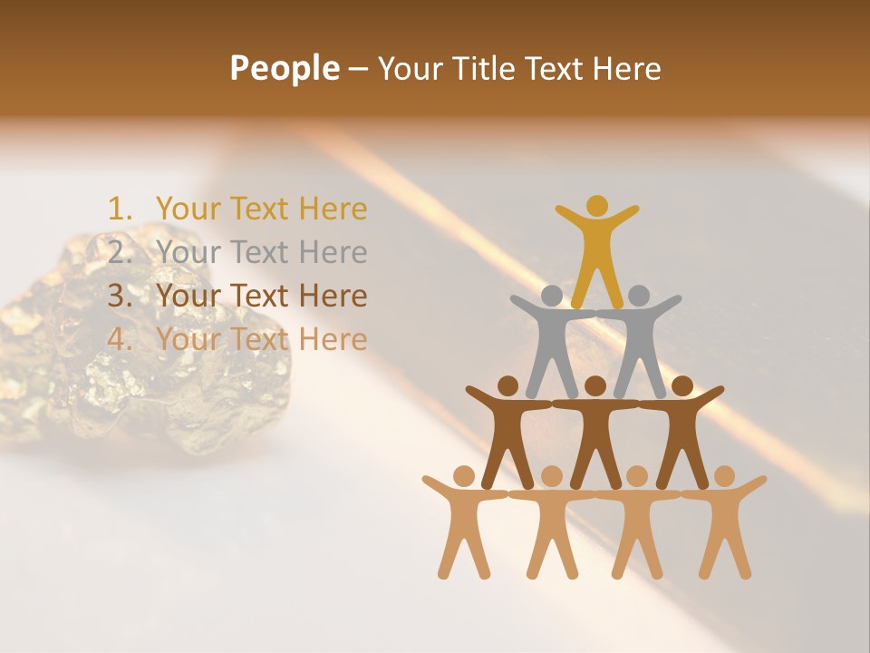 Stock Ingot Symbol PowerPoint Template