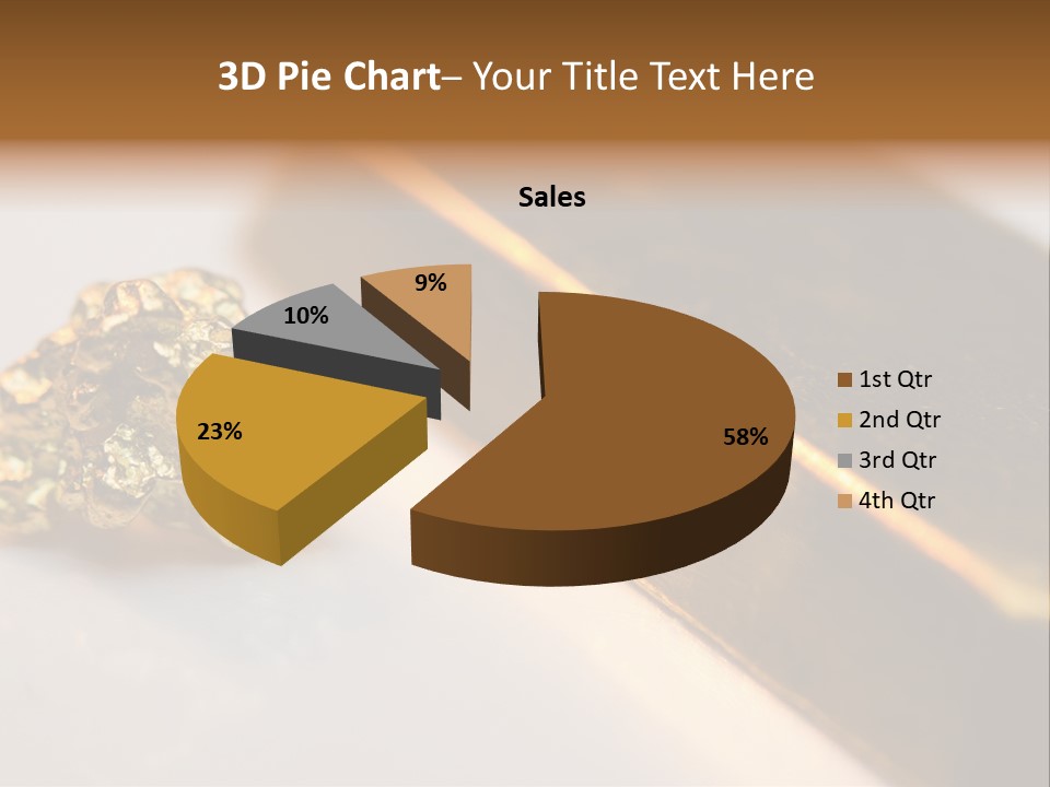 Stock Ingot Symbol PowerPoint Template