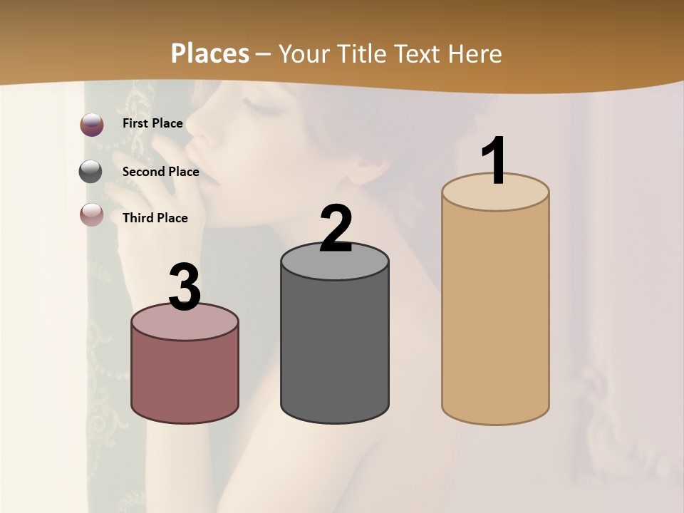 Exciting Sensuality Nude PowerPoint Template