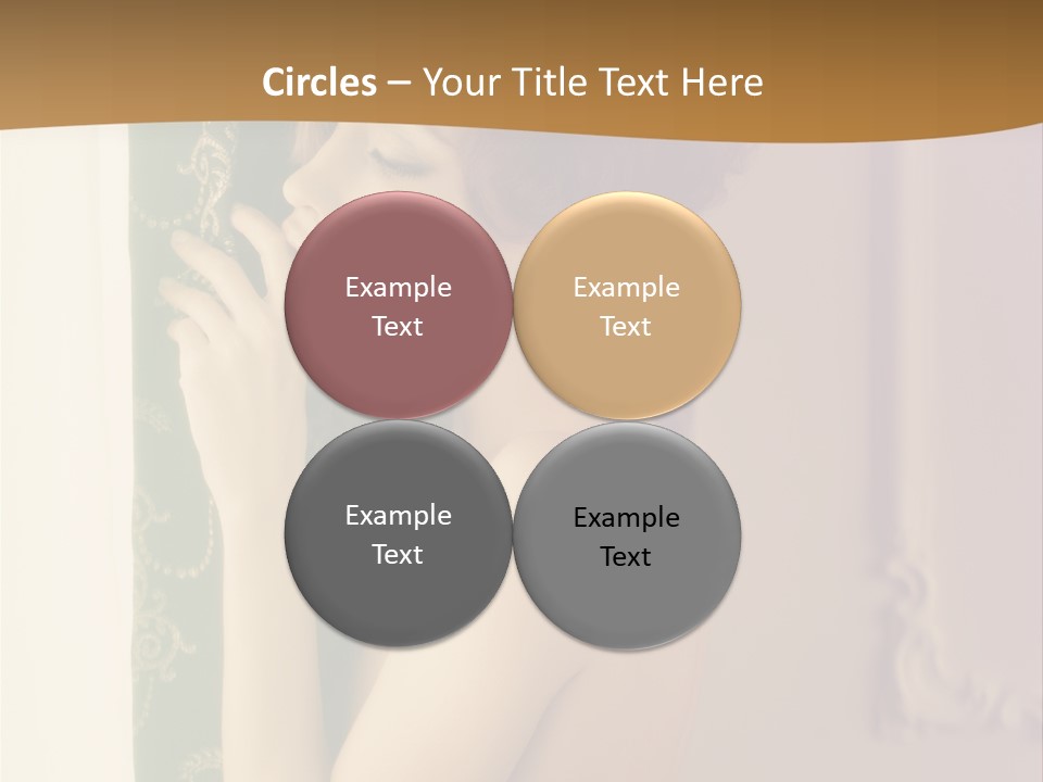 Exciting Sensuality Nude PowerPoint Template