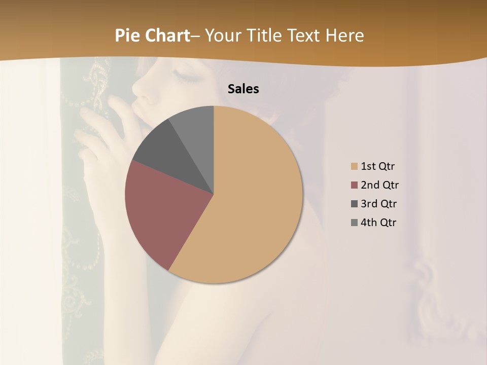 Exciting Sensuality Nude PowerPoint Template