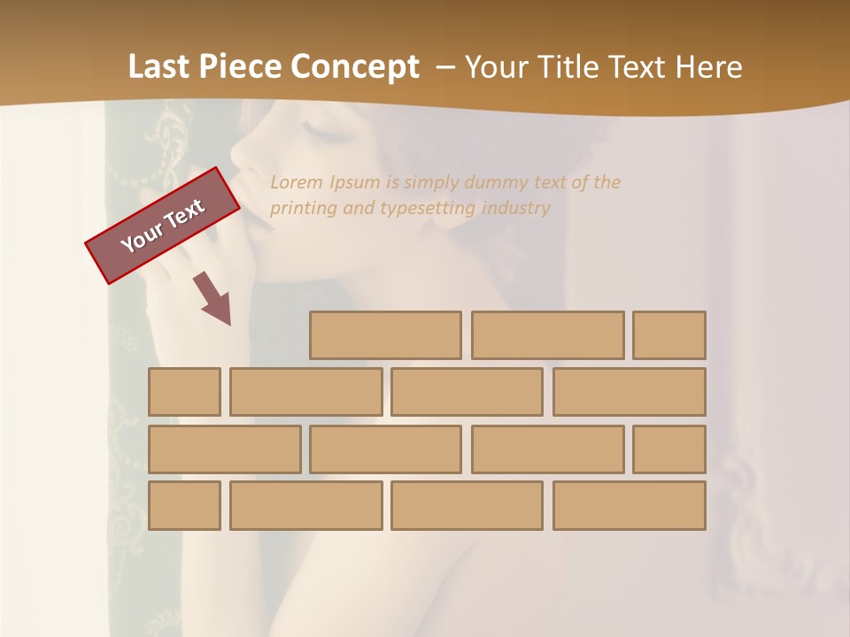 Exciting Sensuality Nude PowerPoint Template
