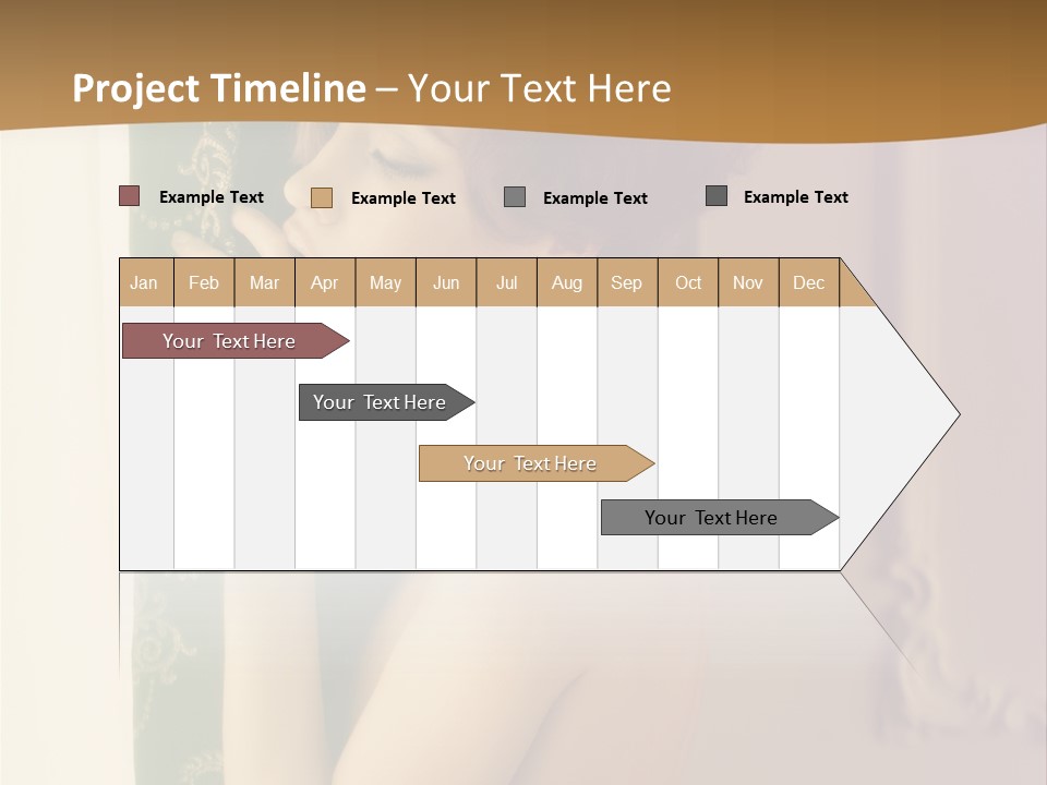 Exciting Sensuality Nude PowerPoint Template
