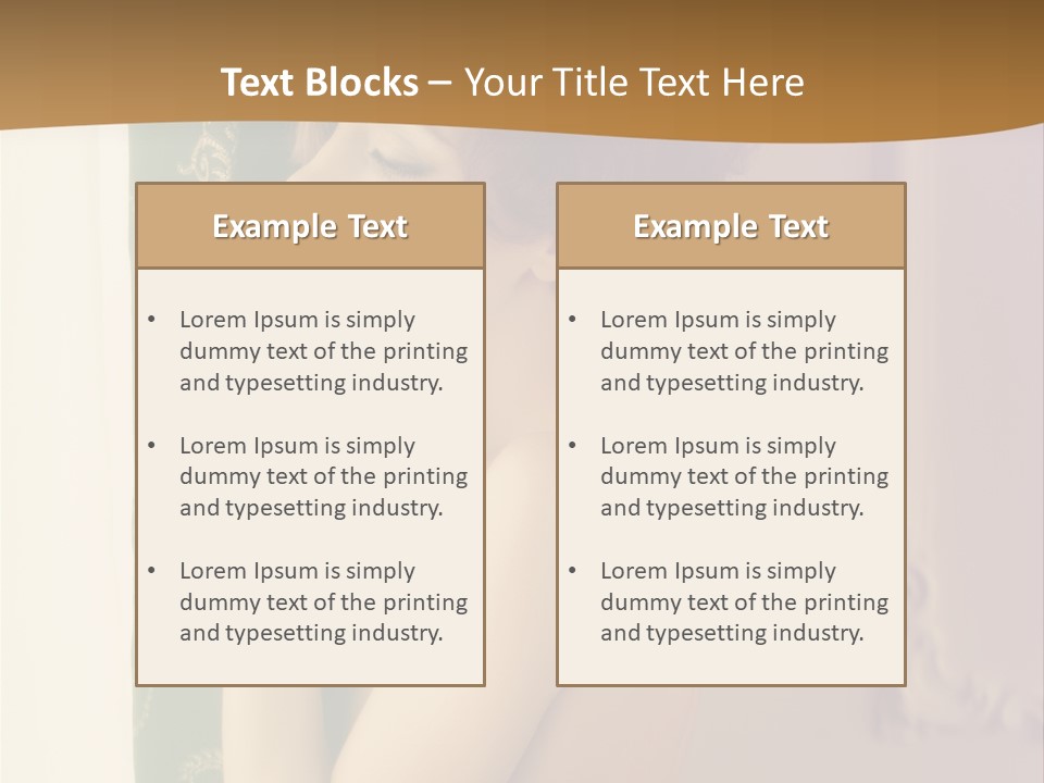 Exciting Sensuality Nude PowerPoint Template