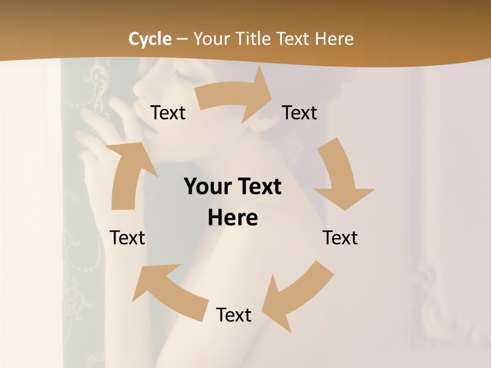 Exciting Sensuality Nude PowerPoint Template