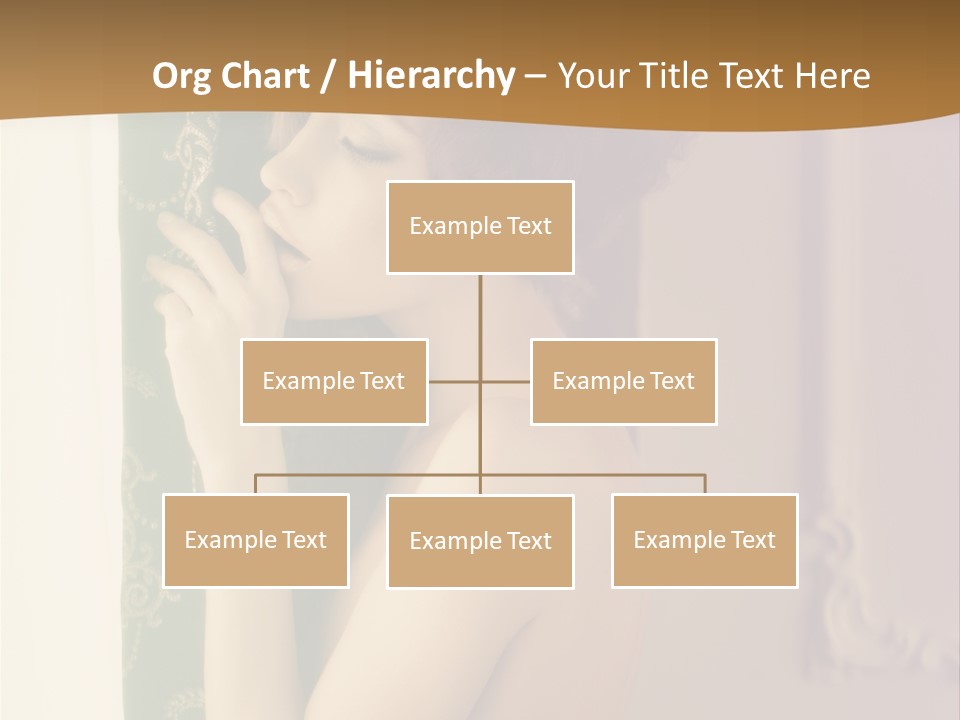 Exciting Sensuality Nude PowerPoint Template