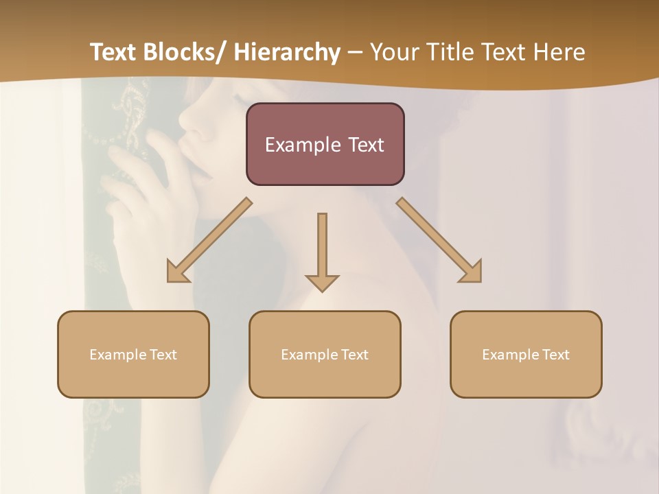 Exciting Sensuality Nude PowerPoint Template