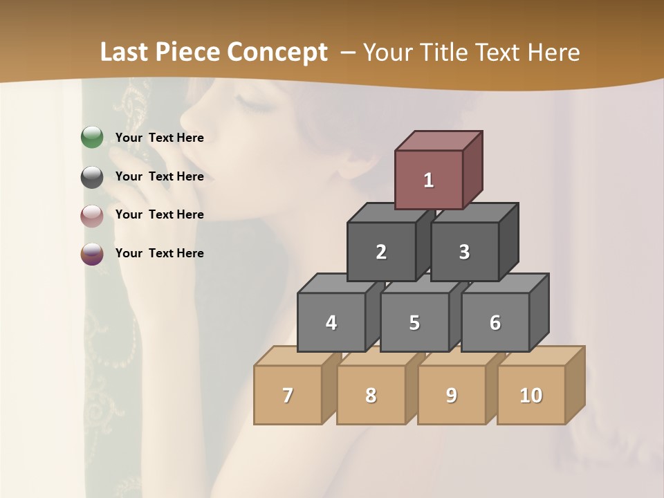 Exciting Sensuality Nude PowerPoint Template