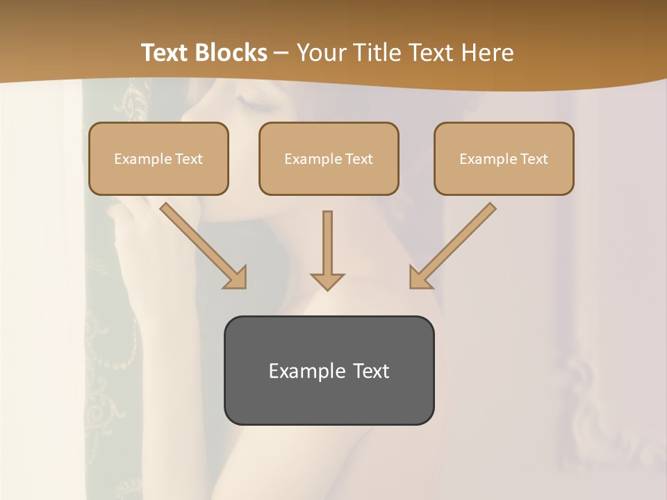 Exciting Sensuality Nude PowerPoint Template